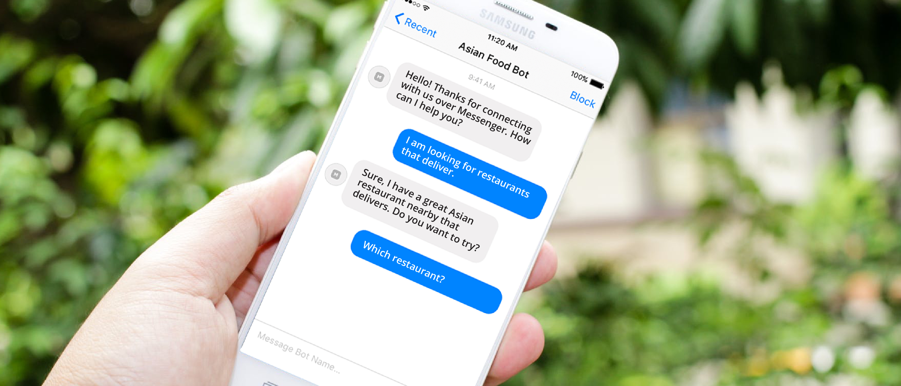 building brand with chatbot
